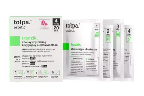 Tołpa estetic trądzik krem korygujący niedoskonałości - skuteczność i skład